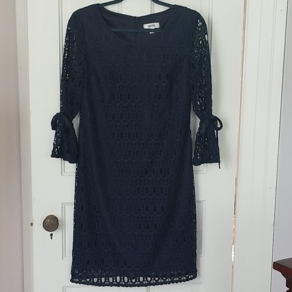Navy Lace Dress
